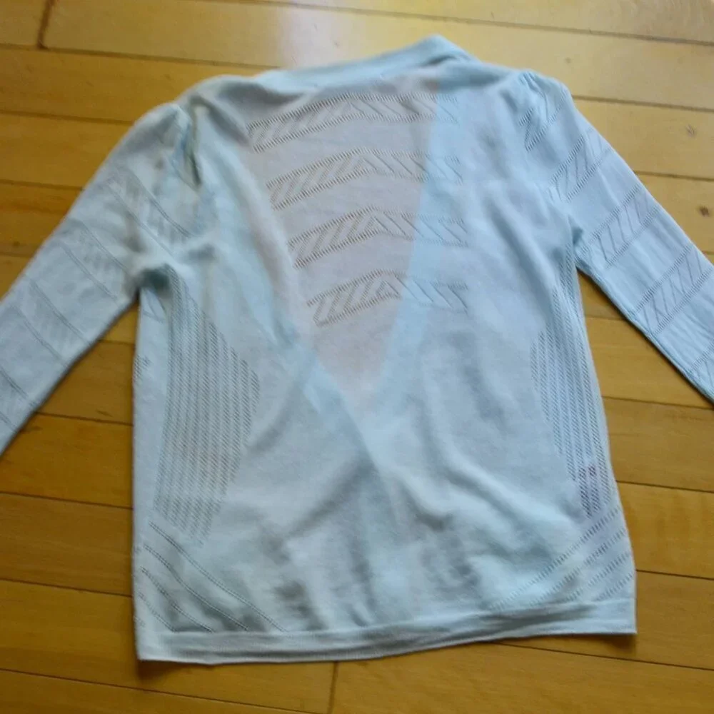 Comptoir Des Cotonniers Crochet Cutout Cardigan Size XS - Picture 9 of 11